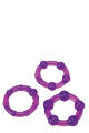 Набор эрекционных колец Ultra Soft &amp; Stretchy Pro Rings, PURPLE