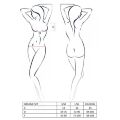 Комплект белья ORIHIME SET white S/M - Passion: стрэпы: лиф и трусики