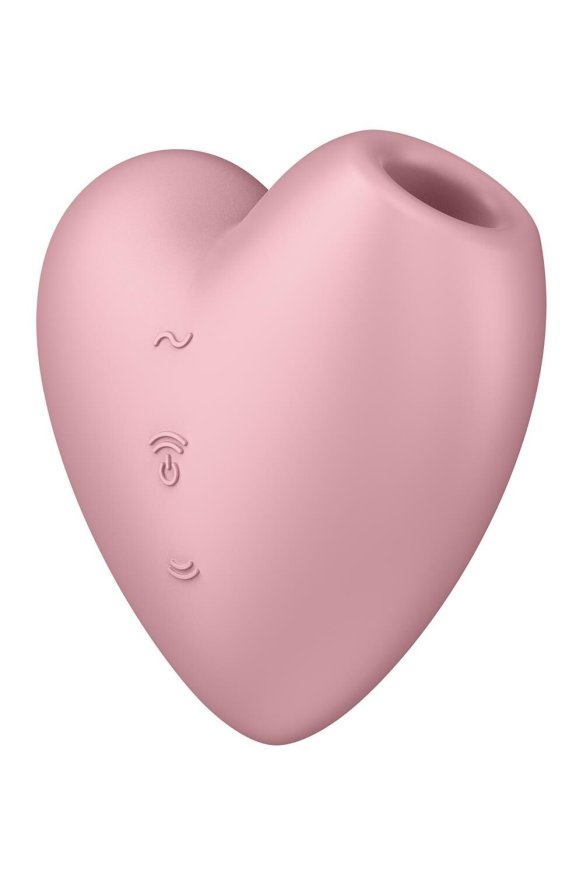 Вакуумний стимулятор серце Satisfyer Cutie Heart Light Red