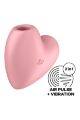 Вакуумний стимулятор серце Satisfyer Cutie Heart Light Red