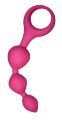 Анальные шарики Alive Triball Pink, силикон, макс. диаметр 2см