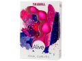 Анальные шарики Alive Triball Pink, силикон, макс. диаметр 2см
