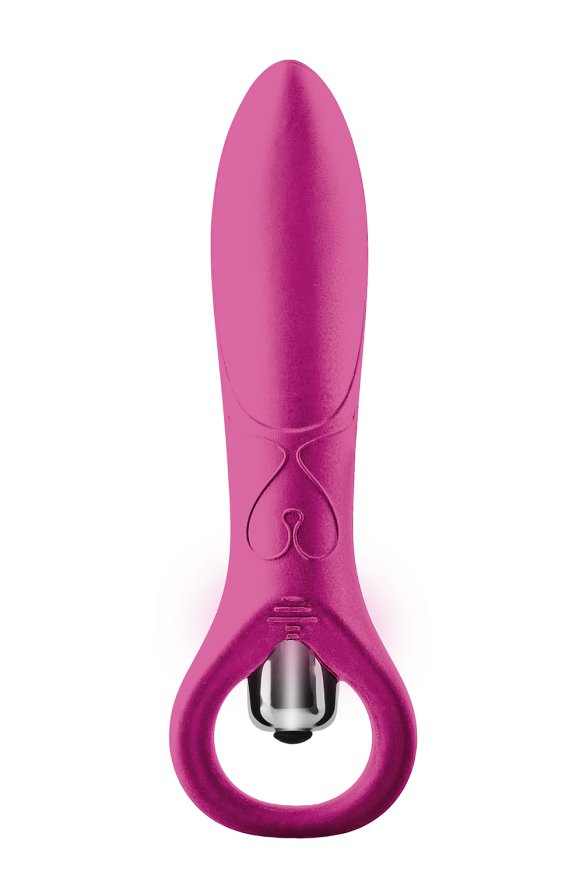 Мини вибратор для точки G Dream Toys FLIRTS 10 FUNCTIONS RING VIBRATOR PINK