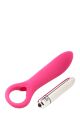Мини вибратор для точки G Dream Toys FLIRTS 10 FUNCTIONS RING VIBRATOR PINK