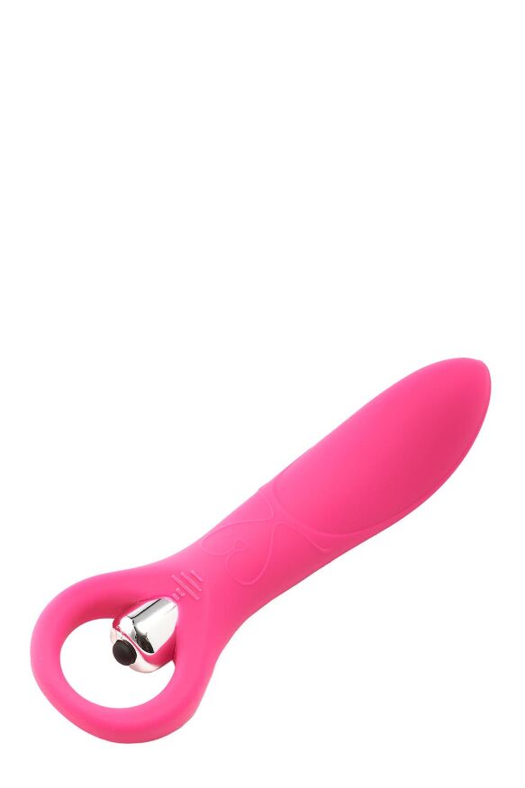 Мини вибратор для точки G Dream Toys FLIRTS 10 FUNCTIONS RING VIBRATOR PINK