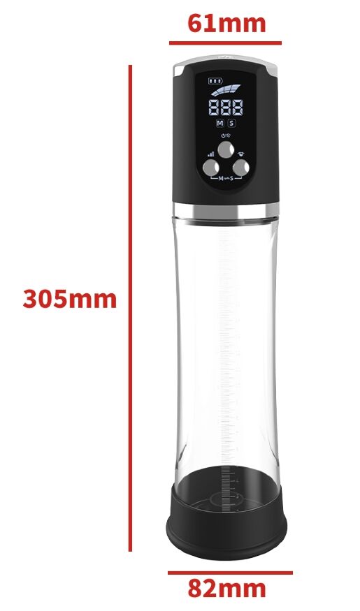 Водонепроницаемая, автоматическая вакуумная помпа с зарядкой от USB CANWIN Water Pump LCD, P468AU