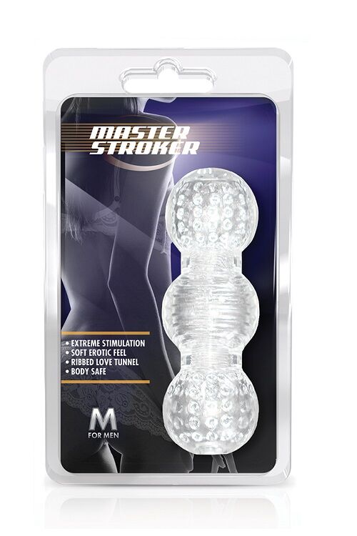 МАСТУРБАТОР M FOR MEN MASTER STROKER CLEAR