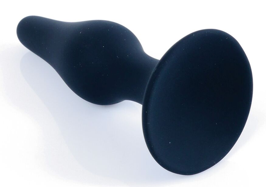 Анальный плаг Silicone Plug Black - Medium, BS6400092