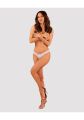 Трусики белые Obsessive eavenlly crotchless thong XS/S