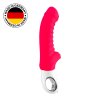 Вибратор для точки G Fun Factory TIGER india red, ребристый, подходит для анальной стимуляции