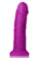 Фалоімітатор з присоскою подвійної щільності NS Novelties Colours Girth Dual Density, фіолетовий