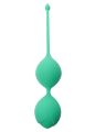 Вагінальні кульки - Silicone Kegel Balls Green, 36 мм, 90 г