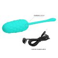 Виброяйцо с рельефным дизайном Pretty Love - MARINA  EGG Green, BI-014708-4