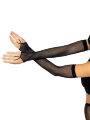 Перчатки в сеточку One Size Fishnet Arm Warmer Gloves от Leg Avenue, черные