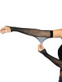Перчатки в сеточку One Size Fishnet Arm Warmer Gloves от Leg Avenue, черные