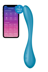 Мультивибратор SATISFYER G-SPOT FLEX 5+ PETROL управление телефоном