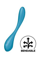 Мультивибратор SATISFYER G-SPOT FLEX 5+ PETROL управление телефоном