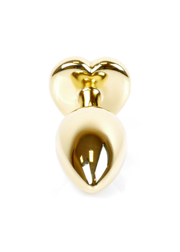 Анальная пробка S с зеленым камнем Boss of toys Jewellery
