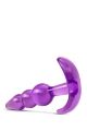 Анальный плаг B YOURS TRIPLE BEAD ANAL PLUG PURPLE