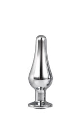 DT21823 анальна пробка конічної форми Dream Toys GLEAMING LOVE SILVER PLEASURE PLUG S