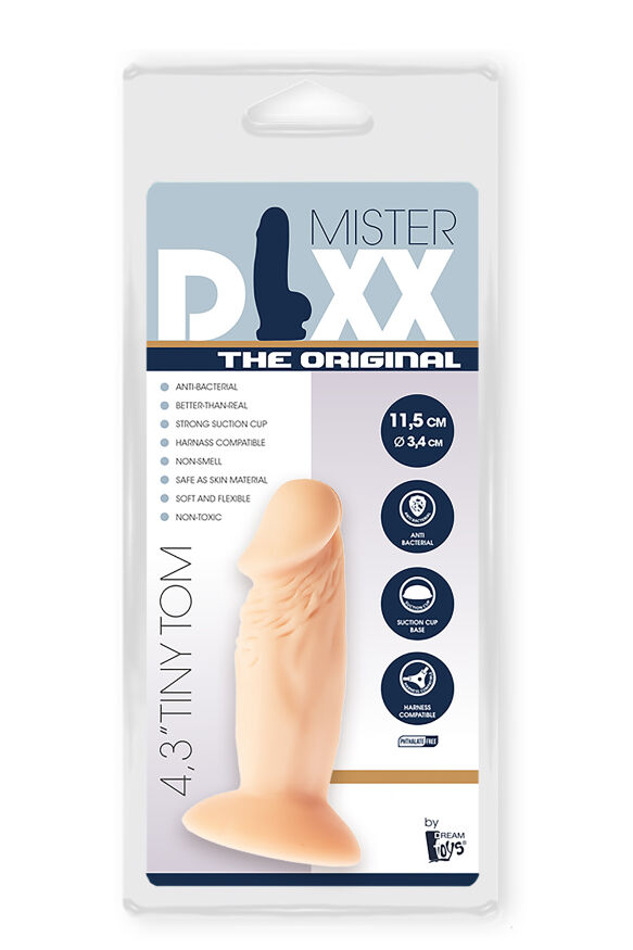 Гибкий фаллоимитатор Dream Toys MR. DIXX TINY TOM 4.3INCH DONG