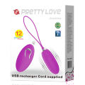 Віброяйце з 12 різними варіантами вібрації Pretty Love Joannna Vibrating Egg Purple