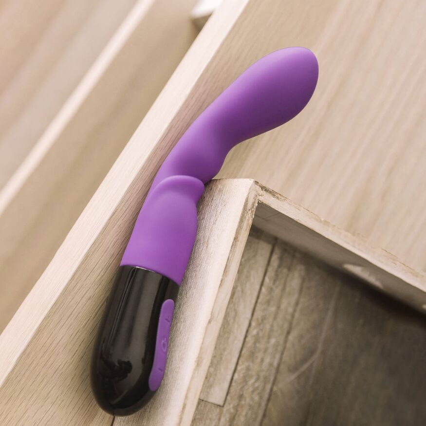 Вібратор Adrien Lastic Nyx 2.0 стимуляція точки G та входу у піхву, фіолетовий