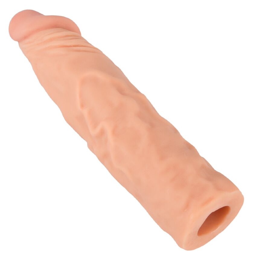 Удлиняющая насадка на член- Nature Skin Extension Sleeve +3 см