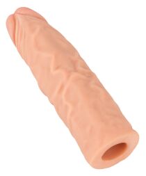 Подовжуюча насадка на член- Nature Skin Extension Sleeve +3 см