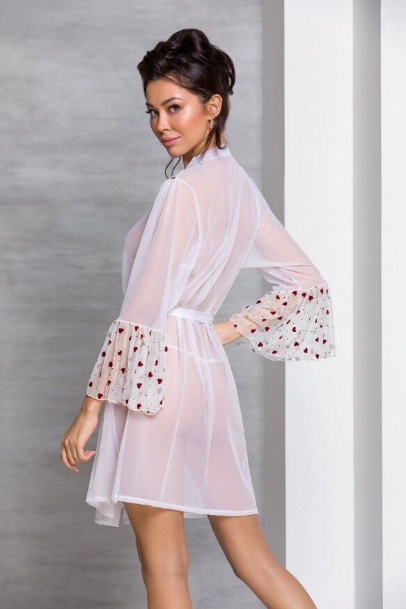 Воздушный пеньюар LOVELIA PEIGNOIR white L/XL - Passion