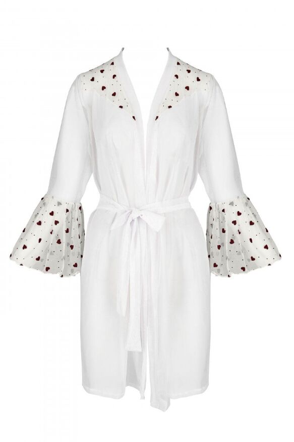 Воздушный пеньюар LOVELIA PEIGNOIR white L/XL - Passion