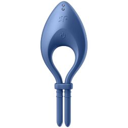 Эрекционное кольцо Satisfyer Bullseye Blue