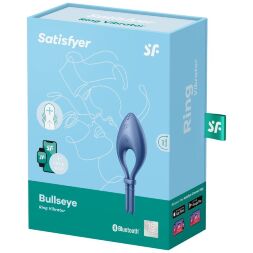 Эрекционное кольцо Satisfyer Bullseye Blue