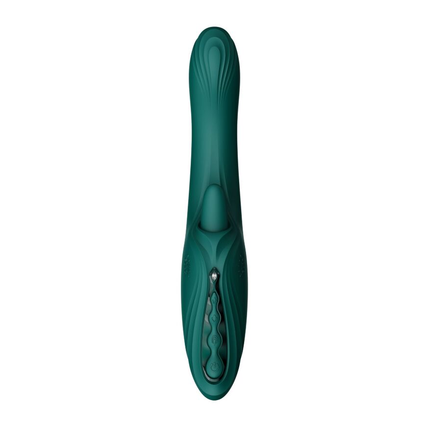 Вібратор-кролик Zalo Ares Turquoise Green