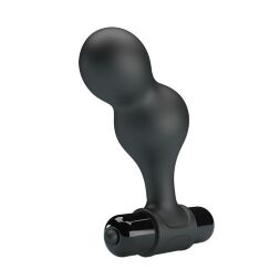Анальна пробка анатомічного дизайну з плавними чуттєвими вигинами - Mr.Play Silicone Vibrating Anal Plug