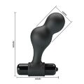 Анальна пробка анатомічного дизайну з плавними чуттєвими вигинами - Mr.Play Silicone Vibrating Anal Plug