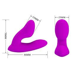 Стильний вібромасажер простати - Pretty Love Melvin Anal Vibrator Massager Purple