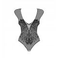Боди ObsessiveB112 teddy black S/M/L