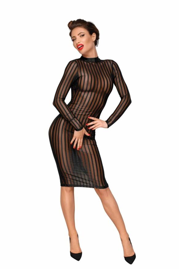 Сукня з мокрим ефектом Noir Handmade F182 Classic dress made of elastic tulle, L