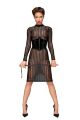 Сукня з мокрим ефектом Noir Handmade F182 Classic dress made of elastic tulle, L