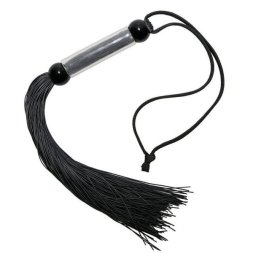 Батіг чорний, прозора ручка FLOGGER, 28 см
