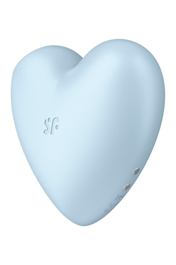 Вакуумний стимулятор-серце Satisfyer Cutie Heart Blue