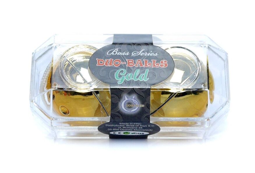 Вагинальные шарики Duo balls Gold, BS6700022