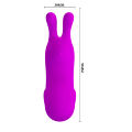 Клиторальный стимулятор на палец Pretty Love - Finger Bunny, BI-014605