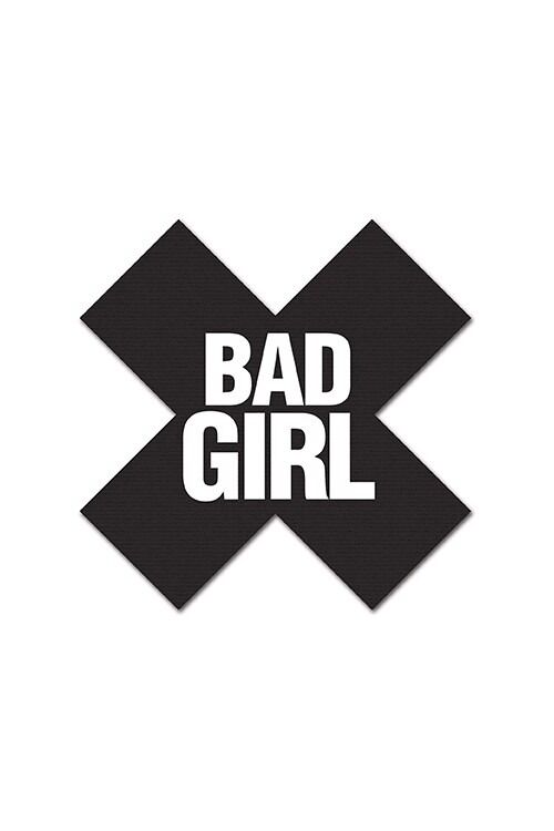 Пестисы Peekaboos 2 пары с надписью "Bad Girl"