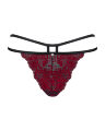 Трусики Obsessive Sugestina Bordeaux-Black L/XL