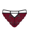 Трусики Obsessive Sugestina Bordeaux-Black L/XL