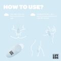 LUV001BLU Виброяйцо с пультом LUV EGG голубое