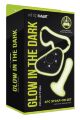 Набір БДСМ Whipsmart Glow In The Dark страпон, маска на очі, мотузка, флуоресцентні