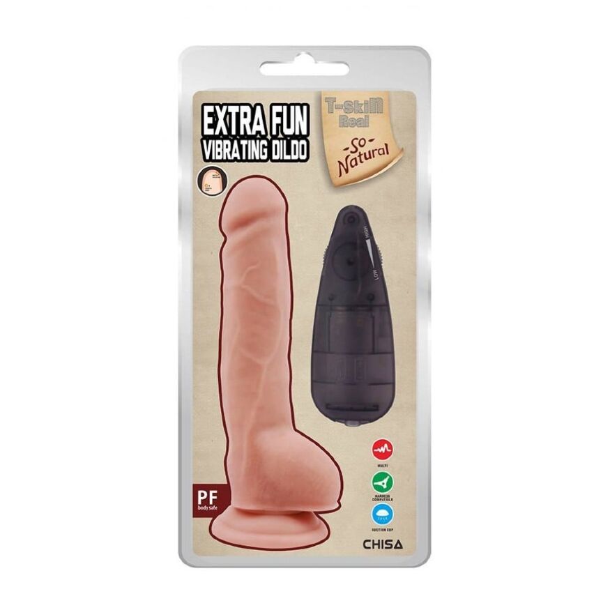 Вибратор с пультом управления Extra fun vibrating CHISA 23.5 х 4.2 см